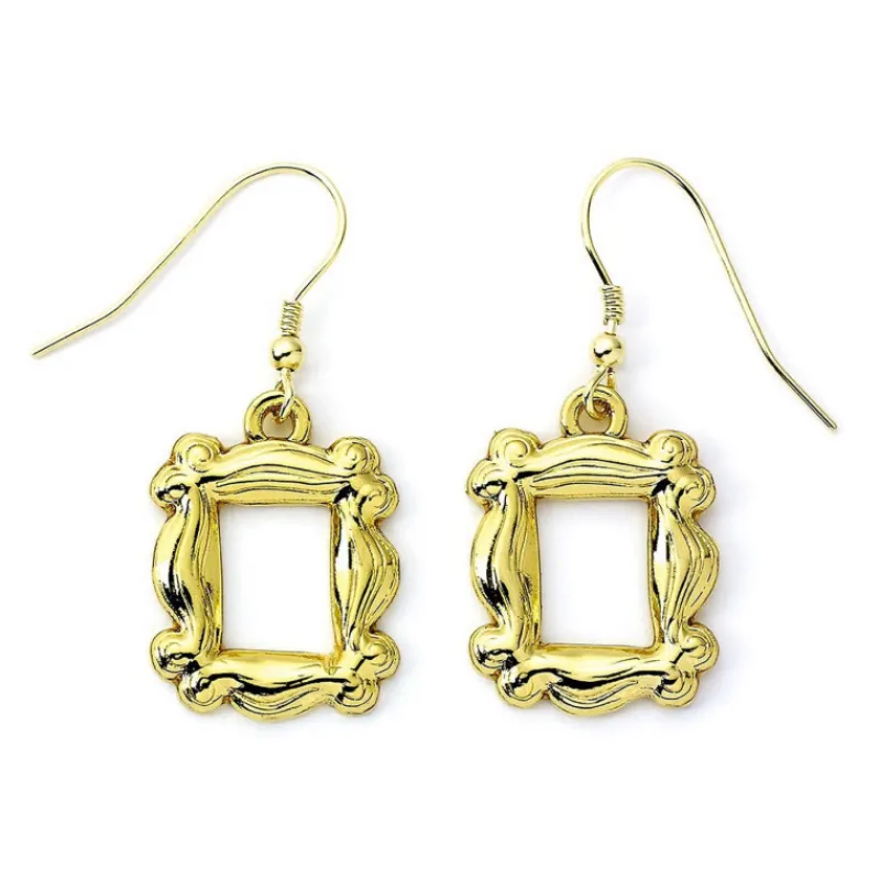 The Carat Shop Friends^Pendientes Friends Marco Zinc Y Baño De Oro