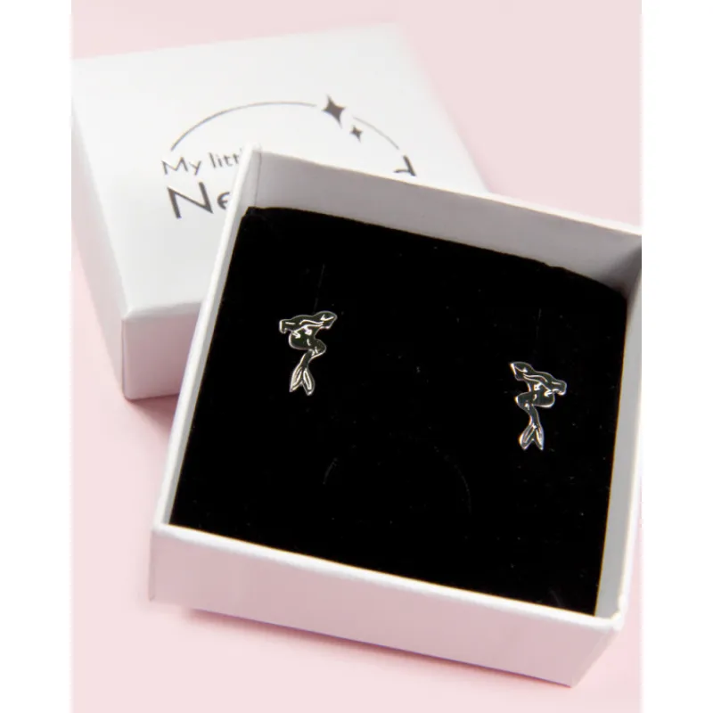 Online Pendientes plata Ariel La Sirenita Películas Y Personajes De Disney ·La Sirenita Ariel Y Flounder|Joyas Disney