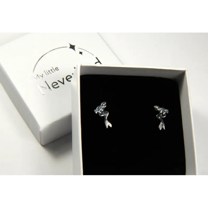 Online Pendientes plata Ariel La Sirenita Películas Y Personajes De Disney ·La Sirenita Ariel Y Flounder|Joyas Disney