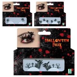 Disfrazzes Maquillaje Para Disfraces^Pestañas Halloween en 3 modelos surtidos