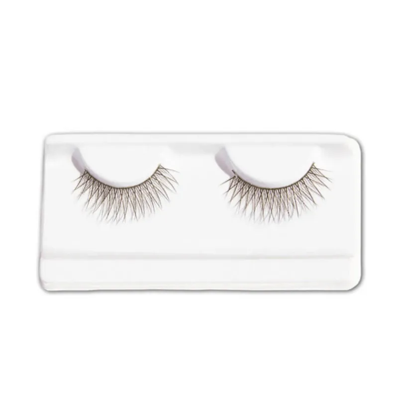 Disfrazzes Maquillaje Para Disfraces^Pestañas postizas negras con pegamento