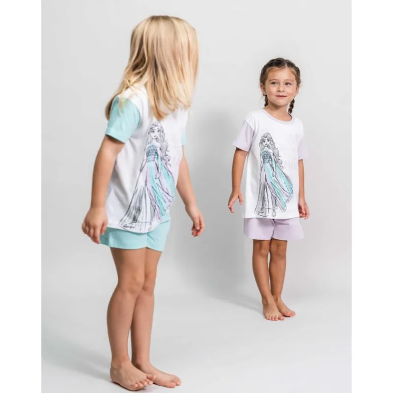 Best Pijama Corto Frozen Niños Disney Para Niñas|Ropa Y Téxtil: Cosas Que Ponerse Para Niños
