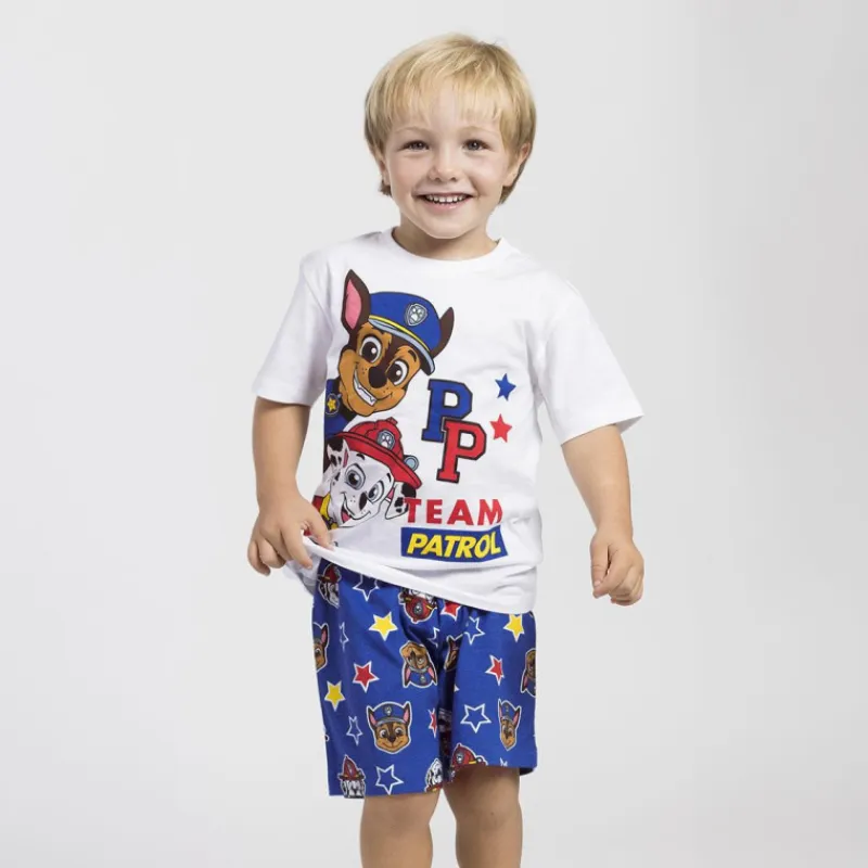 Niños Cerdá Kids Ropa Y Téxtil: Cosas Que Ponerse Para Niños ^Pijama Corto Single Jersey Paw Patrol