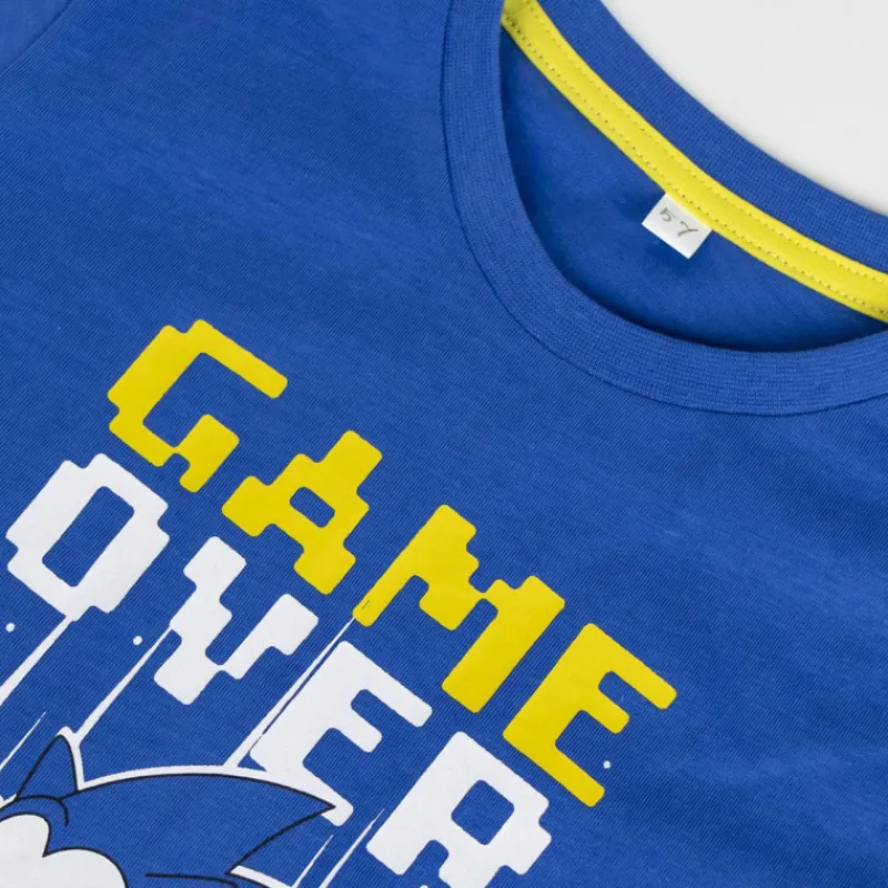 Niños Cerdá Kids Ropa Y Téxtil: Cosas Que Ponerse Para Niños ^PIJAMA CORTO SINGLE JERSEY SONIC