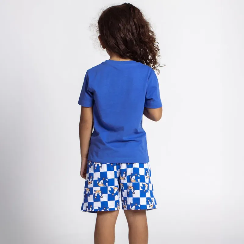 Niños Cerdá Kids Ropa Y Téxtil: Cosas Que Ponerse Para Niños ^PIJAMA CORTO SINGLE JERSEY SONIC