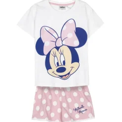 Niños Cerdá Kids Disney Para Niñas|Ropa Y Téxtil: Cosas Que Ponerse Para Niños ^PIJAMA CORTO SINGLE JERSEY MINNIE