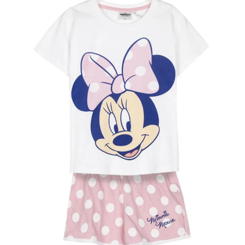 Niños Cerdá Kids Disney Para Niñas|Ropa Y Téxtil: Cosas Que Ponerse Para Niños ^PIJAMA CORTO SINGLE JERSEY MINNIE