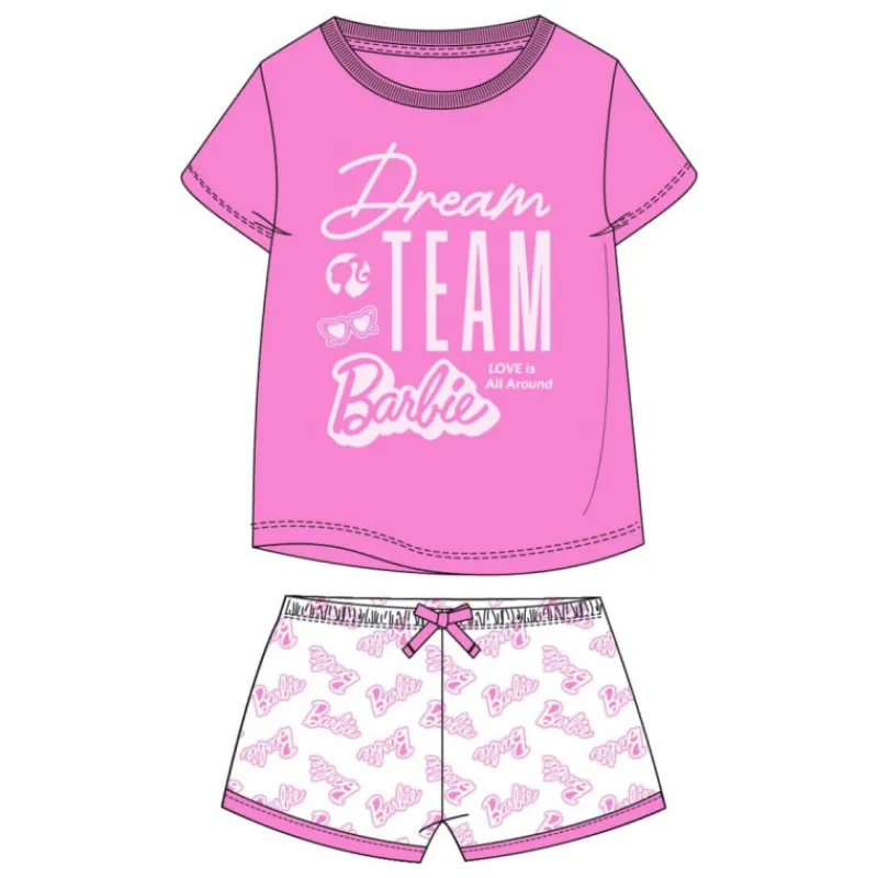 Niños Cerdá Kids Ropa Y Téxtil: Cosas Que Ponerse Para Niños ^Pijama infantil Corto Barbie