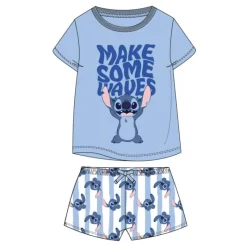 Niños Cerdá Kids Ropa Y Téxtil: Cosas Que Ponerse Para Niños |Stitch Kids^Pijama Infantil de Stitch - "Make Some Waves" (100% Algodón)