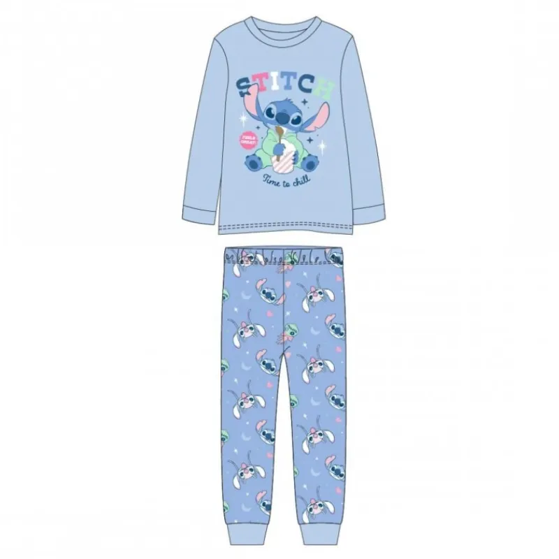 Pijama Infantil Largo de Stitch - 6 a 14 Años Niños Ropa Y Téxtil: Cosas Que Ponerse Para Niños |Películas Y Personajes De Disney ·Lilo Y Stitch