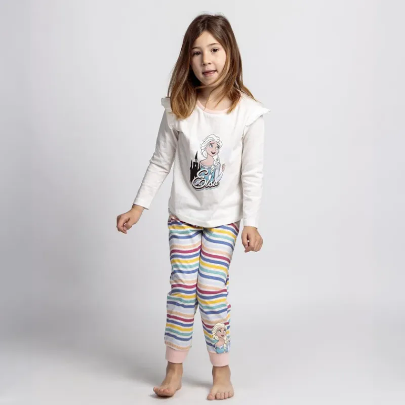 Niños Cerdá Kids Disney Para Niñas|Ropa Y Téxtil: Cosas Que Ponerse Para Niños ^Pijama infantil Largo Single Jersey de Frozen