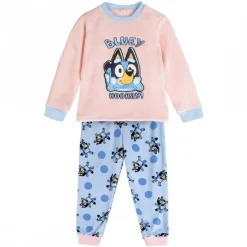 Discount Pijama Largo Coral Fleece Bluey 100% Poliéster para Niños Niños Ropa Y Téxtil: Cosas Que Ponerse Para Niños |Bluey