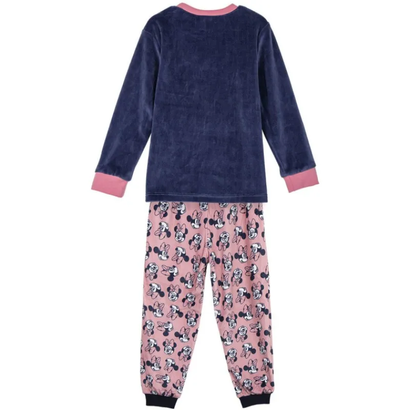 Niños Cerdá Kids Disney Para Niñas|Ropa Y Téxtil: Cosas Que Ponerse Para Niños ^Pijama Largo Coral Fleece con Aplicaciones de Minnie