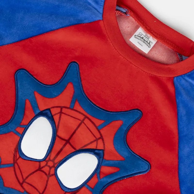 Niños Cerdá Kids Ropa Y Téxtil: Cosas Que Ponerse Para Niños ^Pijama Largo Coral Fleece de Spidey para Niños