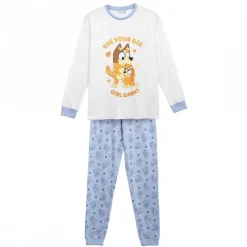 Cerdá Adult Bluey^Pijama Largo de Single Jersey Bluey - Comodidad y Estilo para los Pequeños