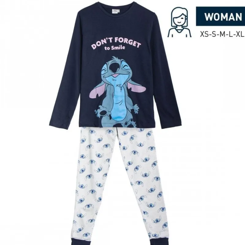 Pijama Largo de Stitch en Algodón 100% Ropa Stitch|Películas Y Personajes De Disney ·Lilo Y Stitch