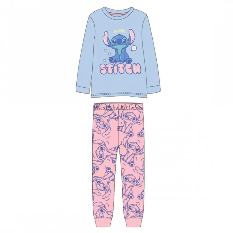 Discount Pijama Largo Infantil de Stitch en Algodón y Poliéster Niños Disney Para Niñas|Ropa Y Téxtil: Cosas Que Ponerse Para Niños