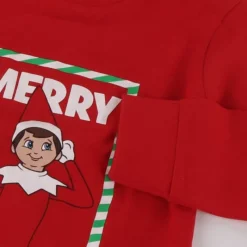 Niños Cerdá Kids Ropa Y Téxtil: Cosas Que Ponerse Para Niños ^Pijama Largo Navideño The Elf para Niños - Algodón y Poliéster