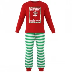 Niños Cerdá Kids Ropa Y Téxtil: Cosas Que Ponerse Para Niños ^Pijama Largo Navideño The Elf para Niños - Algodón y Poliéster