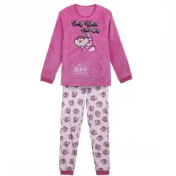 Cerdá Adult Películas Y Personajes De Disney ·Alicia Y Cheshire^Pijama largo polar Gato Cheshire Disney Alicia