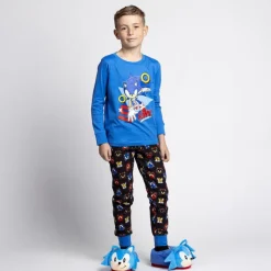 Outlet PIJAMA LARGO SINGLE JERSEY SONIC Niños Ropa Y Téxtil: Cosas Que Ponerse Para Niños