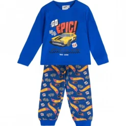 Niños Cerdá Kids Ropa Y Téxtil: Cosas Que Ponerse Para Niños ^Pijama Largo Single Jersey Hot Wheels para Niños 3-8 Años