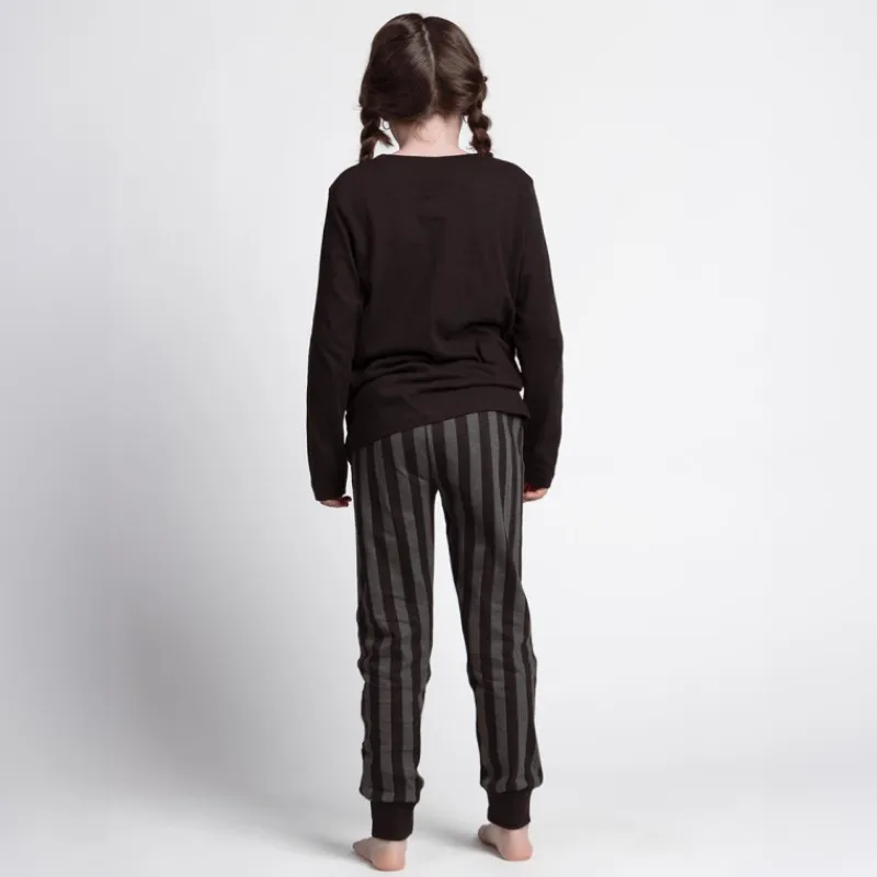 Clearance Pijama Largo Single Jersey Wednesday Niños Ropa Y Téxtil: Cosas Que Ponerse Para Niños