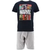 Best Pijama Marvel Comics Azul Moda Marvel