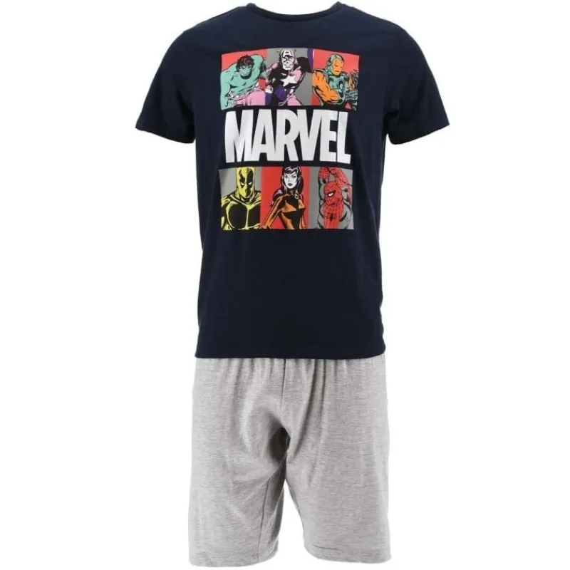 Best Pijama Marvel Comics Azul Moda Marvel
