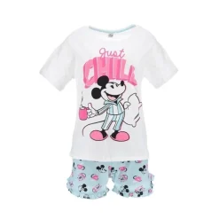 Otros Fabricantes Películas Y Personajes De Disney ·Mickey & Minnie|Ropa Disney^Pijama Mickey Mouse Blanco Disney SUN CITY