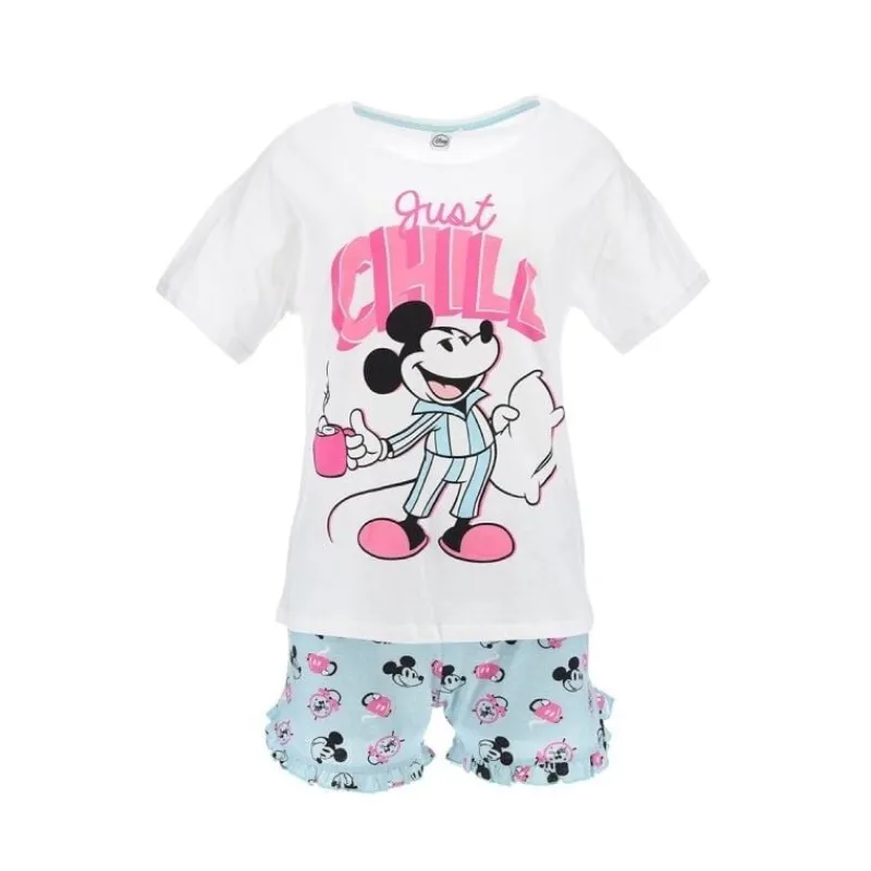 Otros Fabricantes Películas Y Personajes De Disney ·Mickey & Minnie|Ropa Disney^Pijama Mickey Mouse Blanco Disney SUN CITY