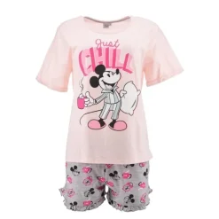 Sale Pijama Mickey Rosa Chill Disney SUN CITY Licencia Oficial Películas Y Personajes De Disney ·Mickey & Minnie|Ropa Disney