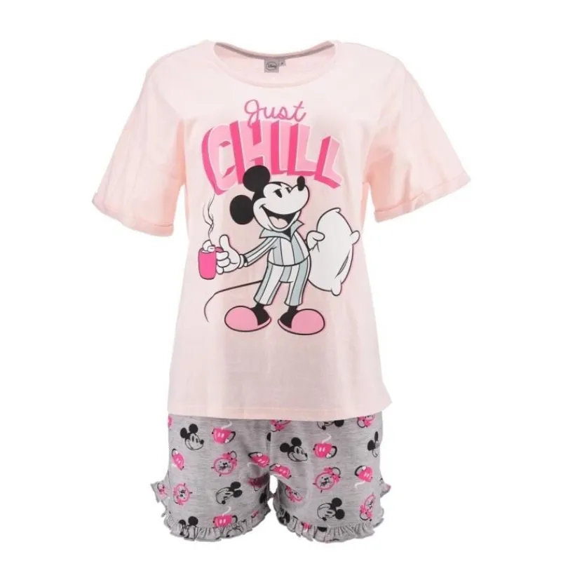 Sale Pijama Mickey Rosa Chill Disney SUN CITY Licencia Oficial Películas Y Personajes De Disney ·Mickey & Minnie|Ropa Disney