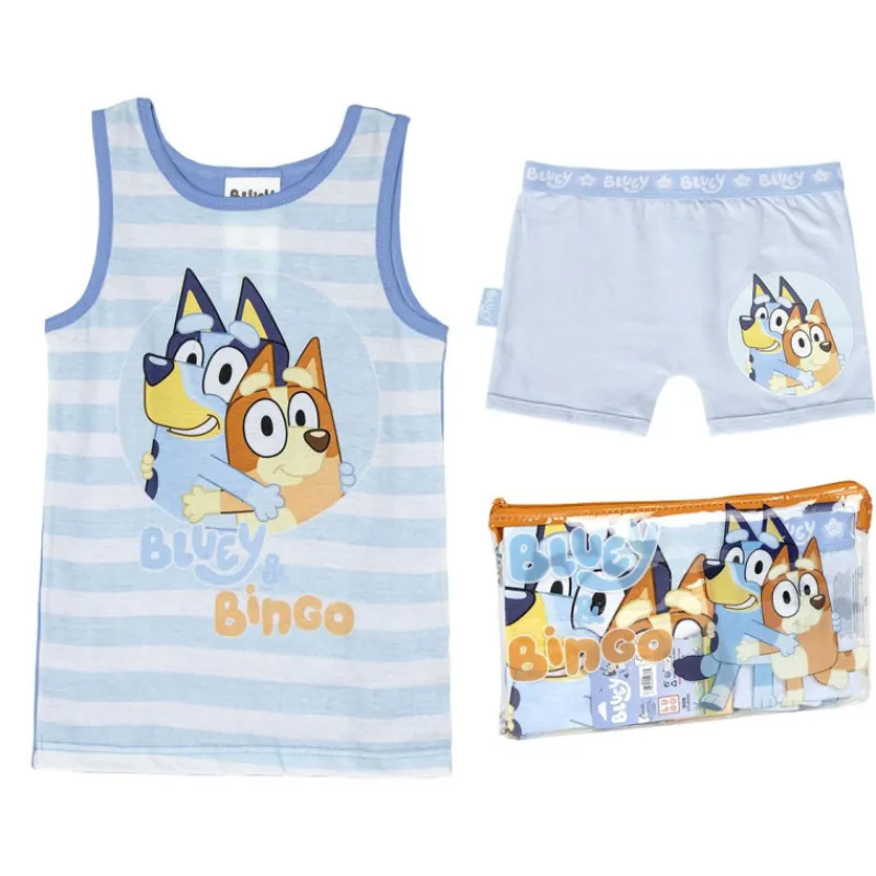 Hot PIJAMA TIRANTES y NECESER BLUEY Niños Ropa Y Téxtil: Cosas Que Ponerse Para Niños |Bluey