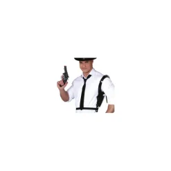 Disfrazzes Armas, Espadas Y Escudos Disfraces|Disfraces Unisex^Pistola con sobaquera 40 cm.