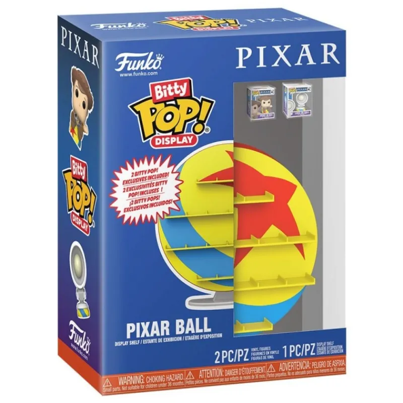 Funko Funko Pop Disney^Pixar Bitty POP! Display Expositor con 2 Figuras de vinilo Pixar Ball