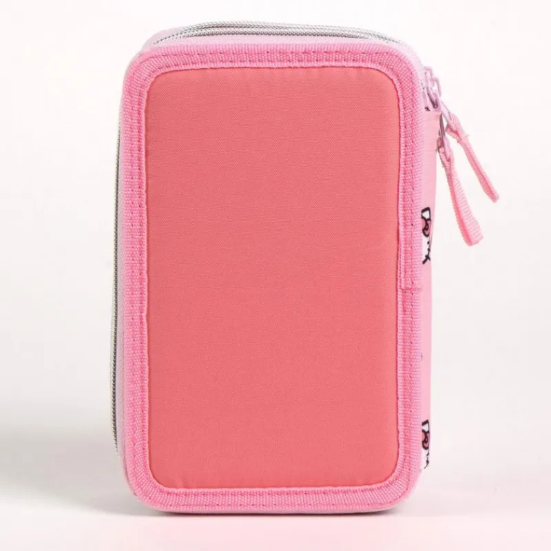 Cerdá Kids Para El Cole^Plumier con Accesorios Giotto Hello Kitty 100% Polyester Rosa
