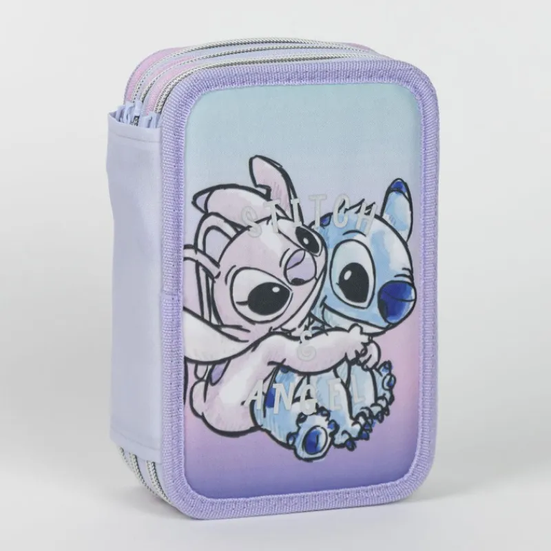 Cerdá Kids Para El Cole|Stitch Kids^PLUMIER CON ACCESORIOS GIOTTO STITCH