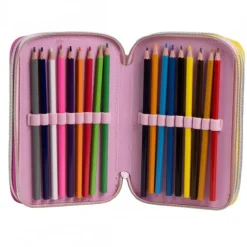 Cerdá Kids Para El Cole^Plumier Giotto Barbie con Accesorios Fucsia 100% Polyester
