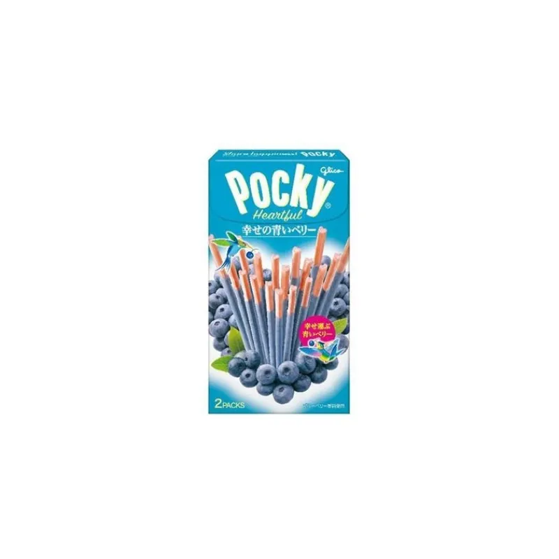 Sale Pocky Heartful Arándanos Glico 85g Chuches Japonesas