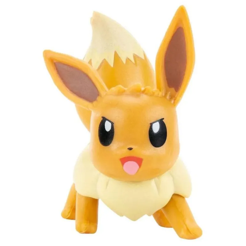 Jazwares Pikachu|Eevee^Pokémon Pack de 8 Figuras Battle Sinnoh Region 5-11 cm