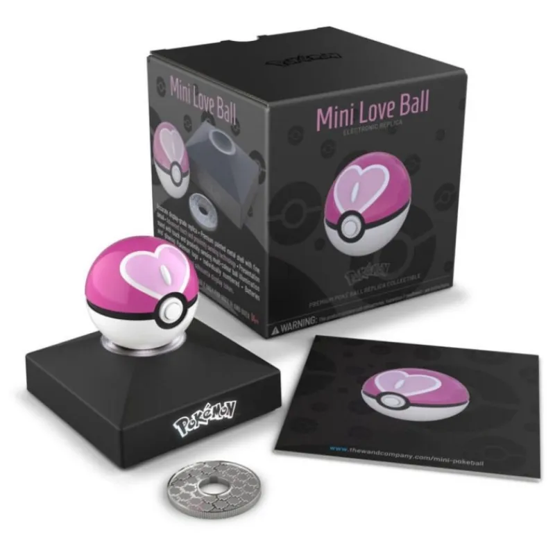 Hot Pokémon Réplica Diecast Mini Love Ball con Luz LED Más Regalos De Pokemon|Descuentos Gaming