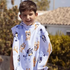 Niños Cerdá Kids Ropa Y Téxtil: Cosas Que Ponerse Para Niños ^Poncho Bluey Microfibra