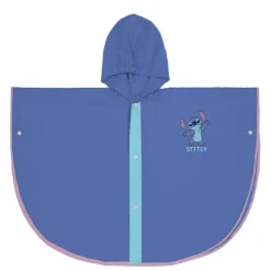 Hot Poncho Impermeable Infantil Stitch Disney Paraguas Y Chubasqueros Kids