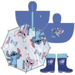 Cerdá Kids Stitch Kids^Poncho Impermeable Infantil Stitch Disney