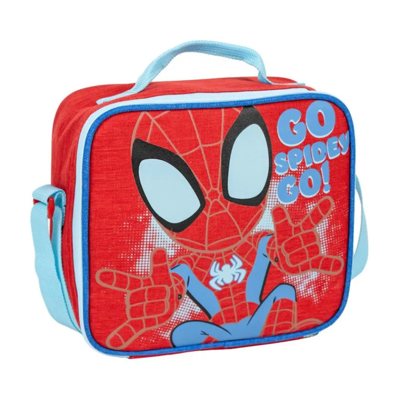 Portamerienda Térmico Spidey: Accesorio Escolar para Niños Para El Cole