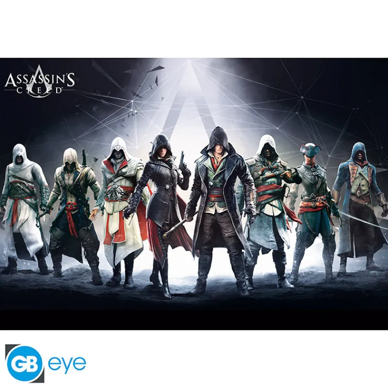 Abystyle Regalos Assassin'S Creed|Regalos Y Coleccionismo Para Gamers - Cosas De Videojuegos Míticos^Poster Assassin's Creed Personajes