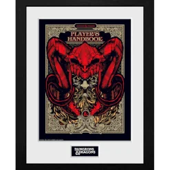 Discount Poster enmarcado Dragones y Mazmorras Players Handbook Regalos De Otras Series