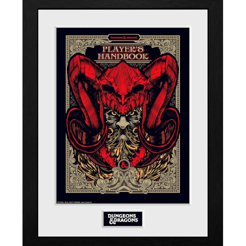 Discount Poster enmarcado Dragones y Mazmorras Players Handbook Regalos De Otras Series