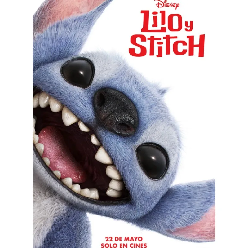 Otros Fabricantes Películas Y Personajes De Disney ·Lilo Y Stitch|Regalos Stitch Baratos^Poster estreno Lilo & Stitch live action 2025